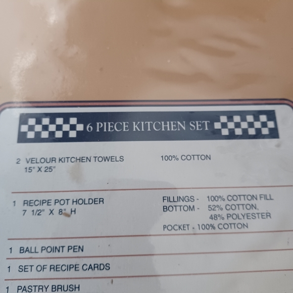 Vintage Country craft kitchen accessory set - Picture 4 of 4